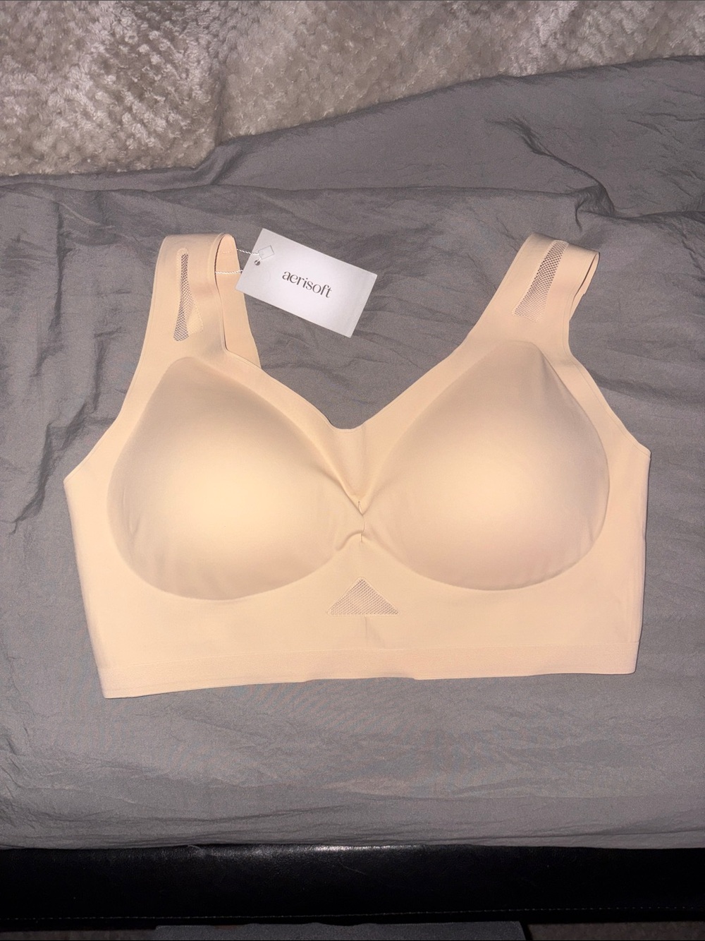 Seamless Light Beige Comfort Bra